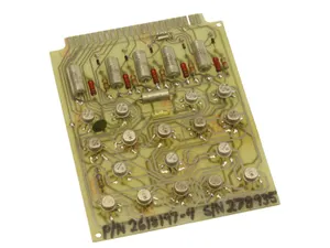 SERVICEABLE BOMBARDIER LEARJET 25, 35 MASTER WARNING LIGHT PC BOARD PN 2618197-4